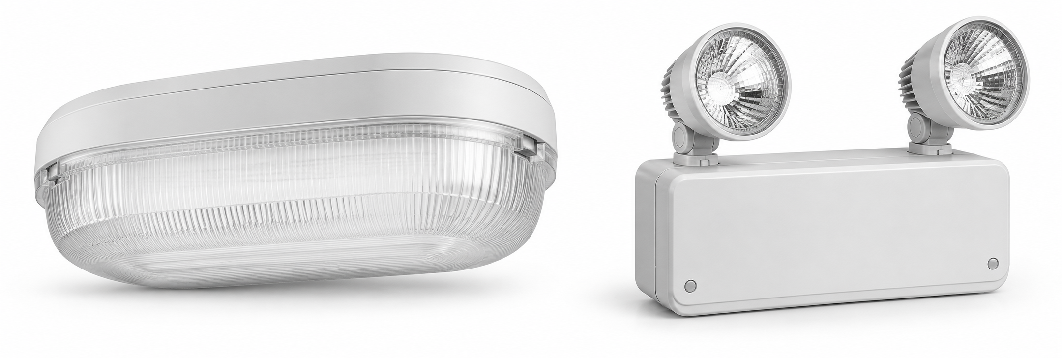 Emergency lighting equipment illustration